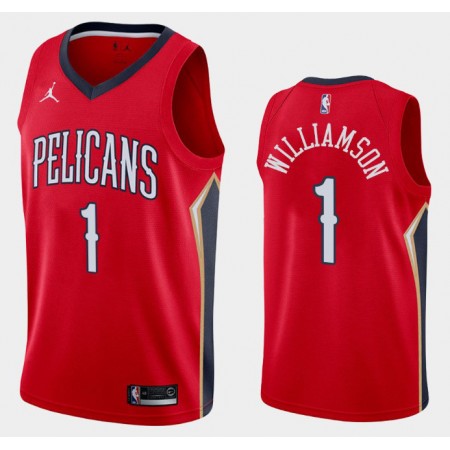 Maillot Basket New Orleans Pelicans Zion Williamson 1 2020-21 Jordan Brand Statement Edition Swingman - Homme